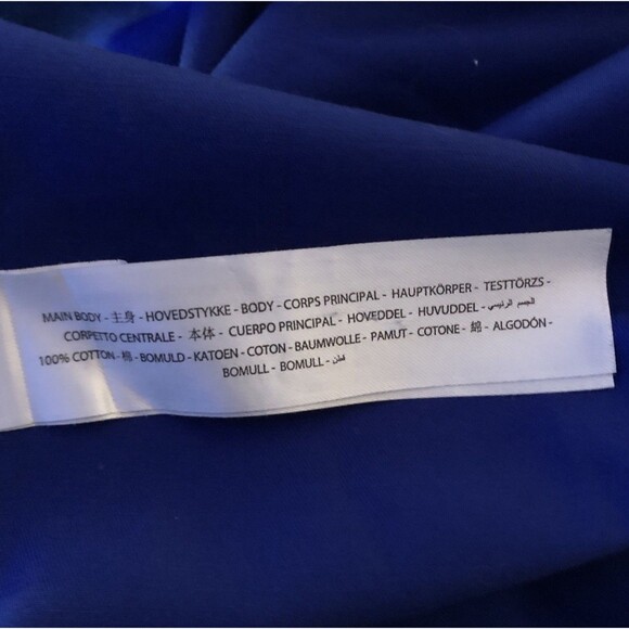 Ariat Solid Twill Classic Fit Button Down Shirt Mens Sz M Ultramarine Blue New - Picture 15 of 16